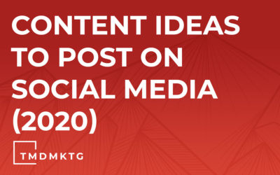Content Ideas To Post On Social Media (2020)