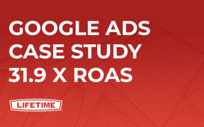 Google Ads Case Study 31.9 x ROAS | Lifetime Products