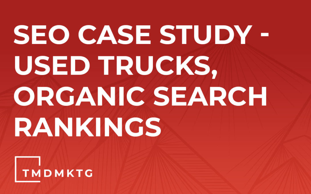 Used Trucks, Organic Search Results TMD